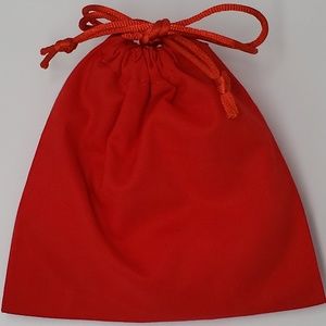 BRAND NEW 6 - 5x5 RED DRAWSTRING BAGS